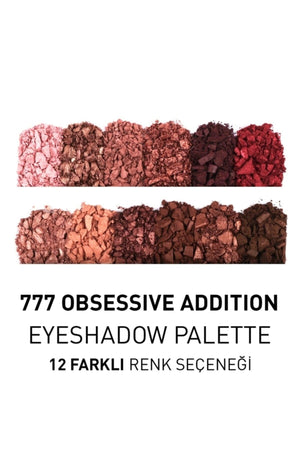 Eyeshadow Pallette 777 Obsessive Addiction