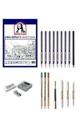 Faber 1221 Pencil Drawing With Sketch Notebook And