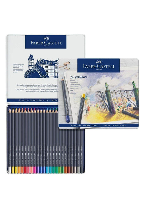 Faber-castell Dry Crayons Goldfaber 24