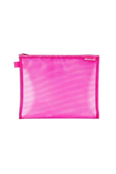 Pink mesh document file for A5 papers