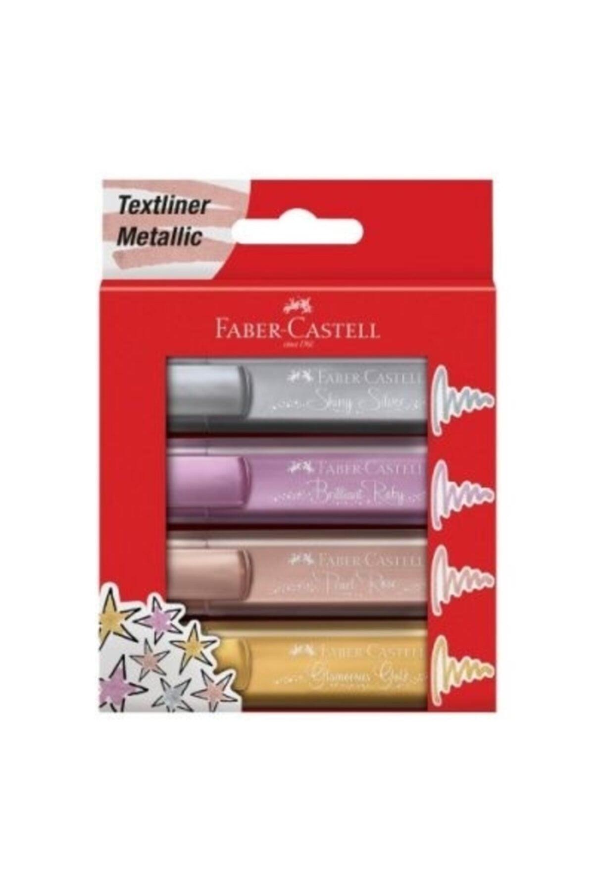 Faber Highlighter Metallic Colors Set of 4