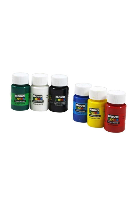 Fabric Paint 6 Colors x 30 ml. Set