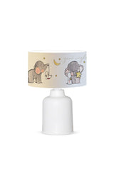 Fabric Printed Elephant Patterned Kids Room Lampshade Ayd-3049 - Swordslife