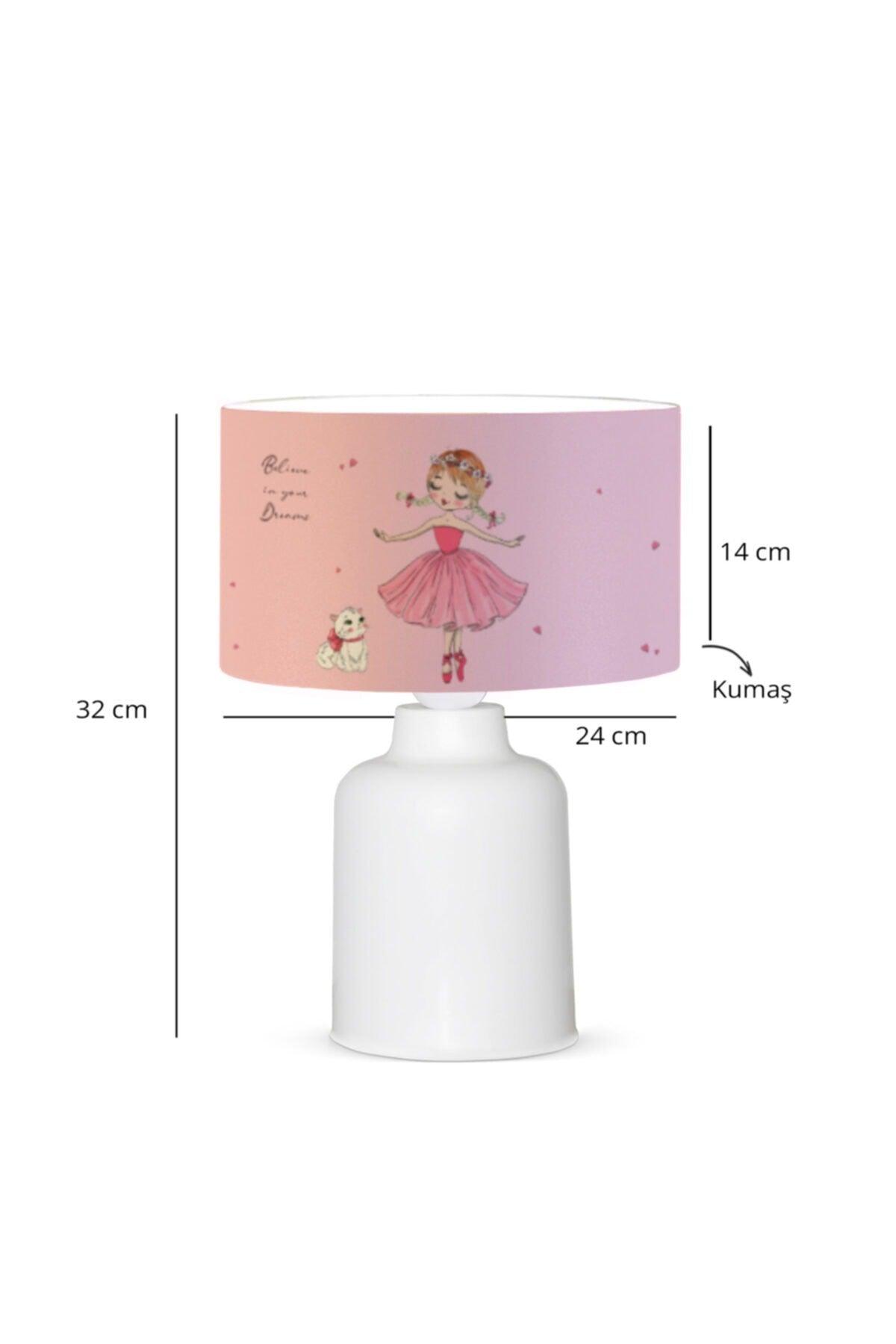 Fabric Printed Girl Kids Room Lampshade Ayd-3047 - Swordslife