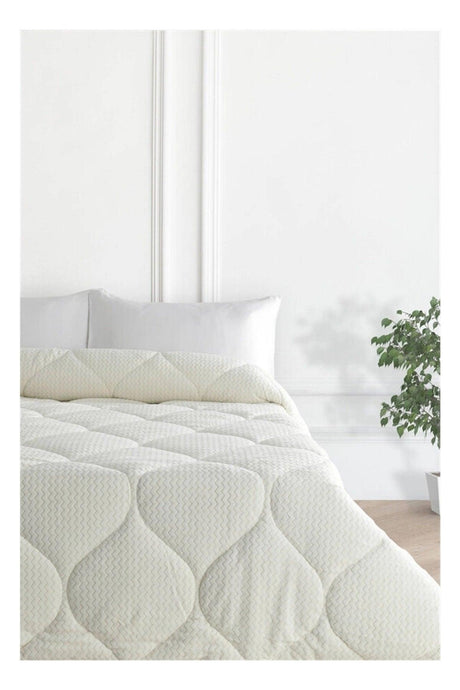 Fashion Micro Quilt Zigzag Cream Double - Swordslife