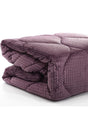 Fashion Micro Quilt Zigzag Plum Double - Swordslife