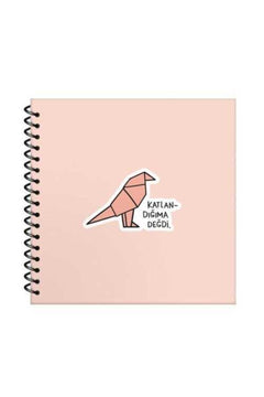 16x15 Lined Notebook with Sticker Page