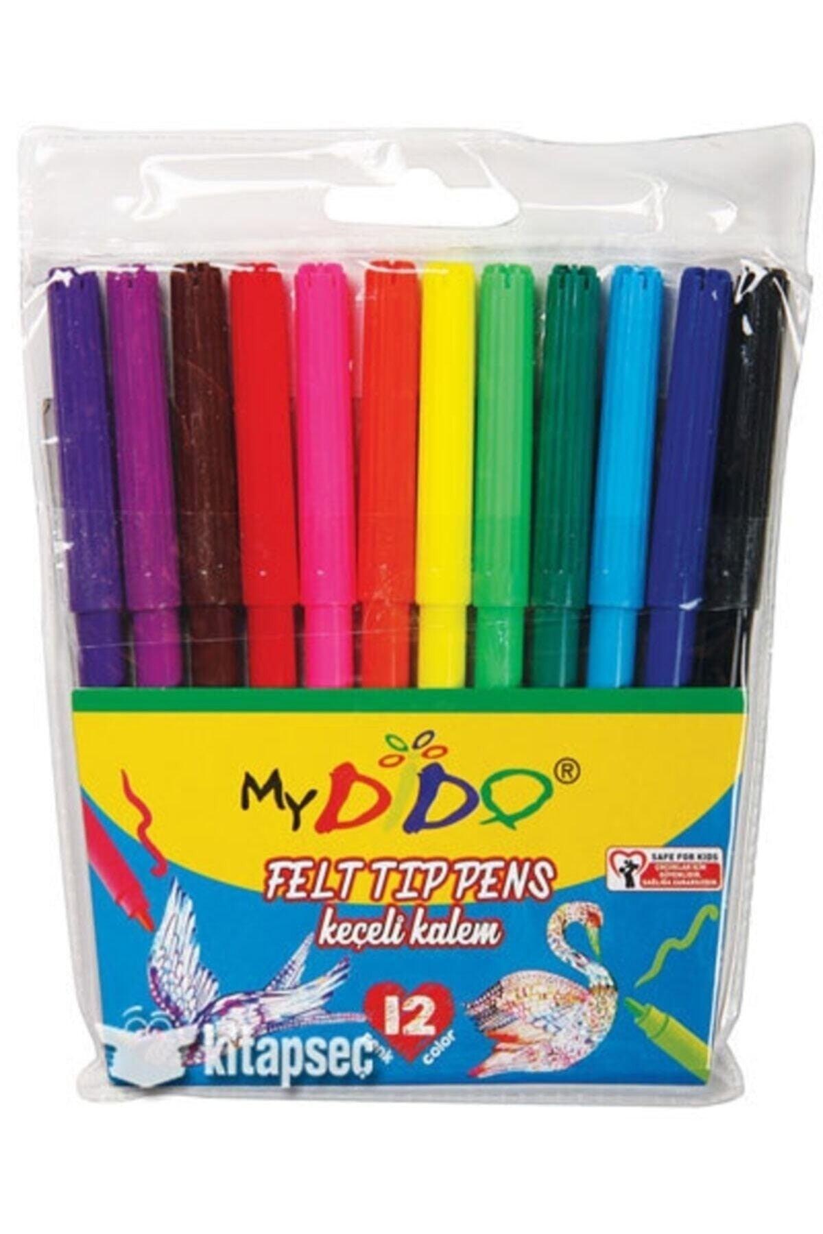 Felt Crayons 12 Colors Kk01