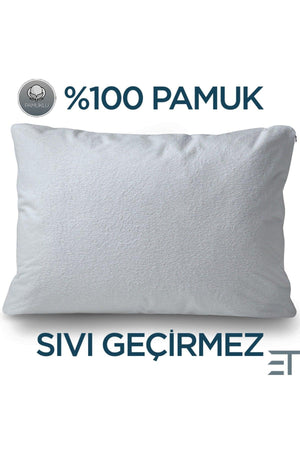 Zippered Cotton Pillow Protector | Liquid Proof Mattress | 4 Seasons | Anti Allergic - Swordslife