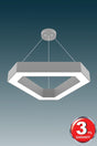 Fetta (Grey Case, Daylight) Led Modern Led Chandelier - Swordslife