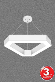 Fetta (White Case, Daylight) Led Modern Led Chandelier - Swordslife