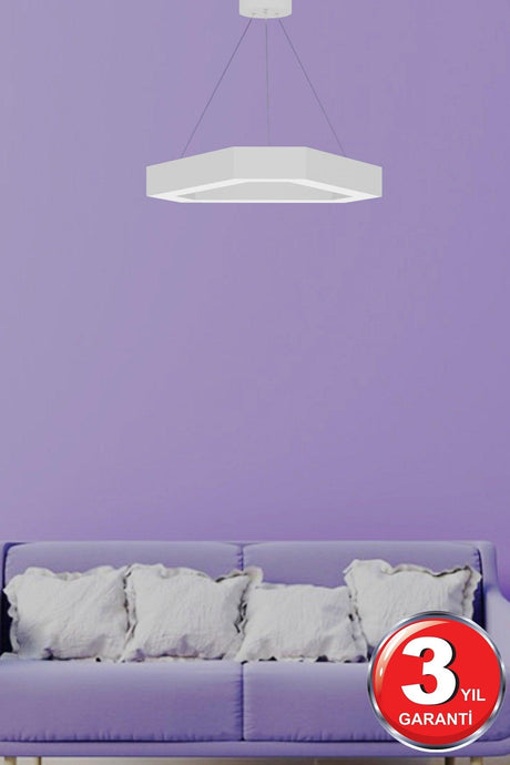 Fetta (White Case, Daylight) Led Modern Led Chandelier - Swordslife