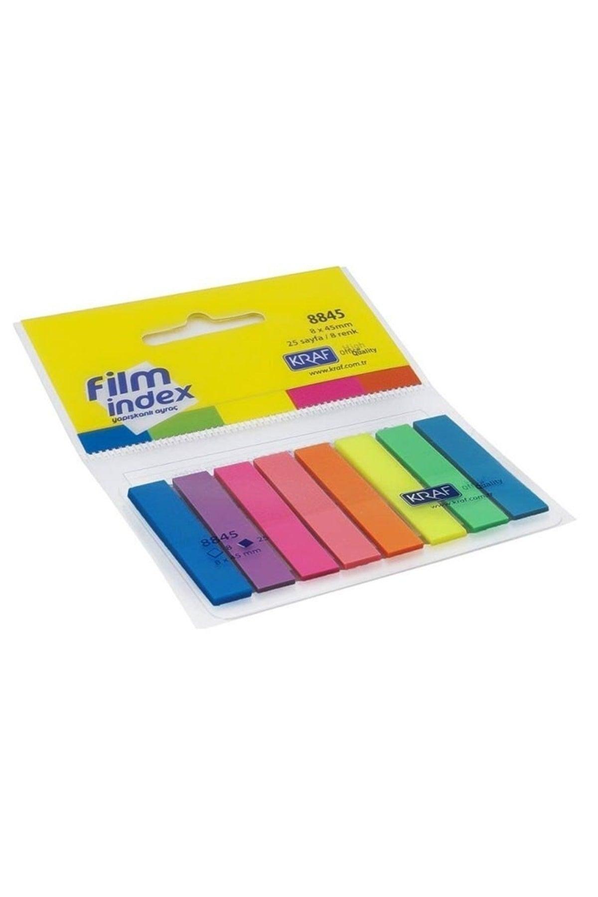 Film Index 8 Colors X 25 Pages Triple
