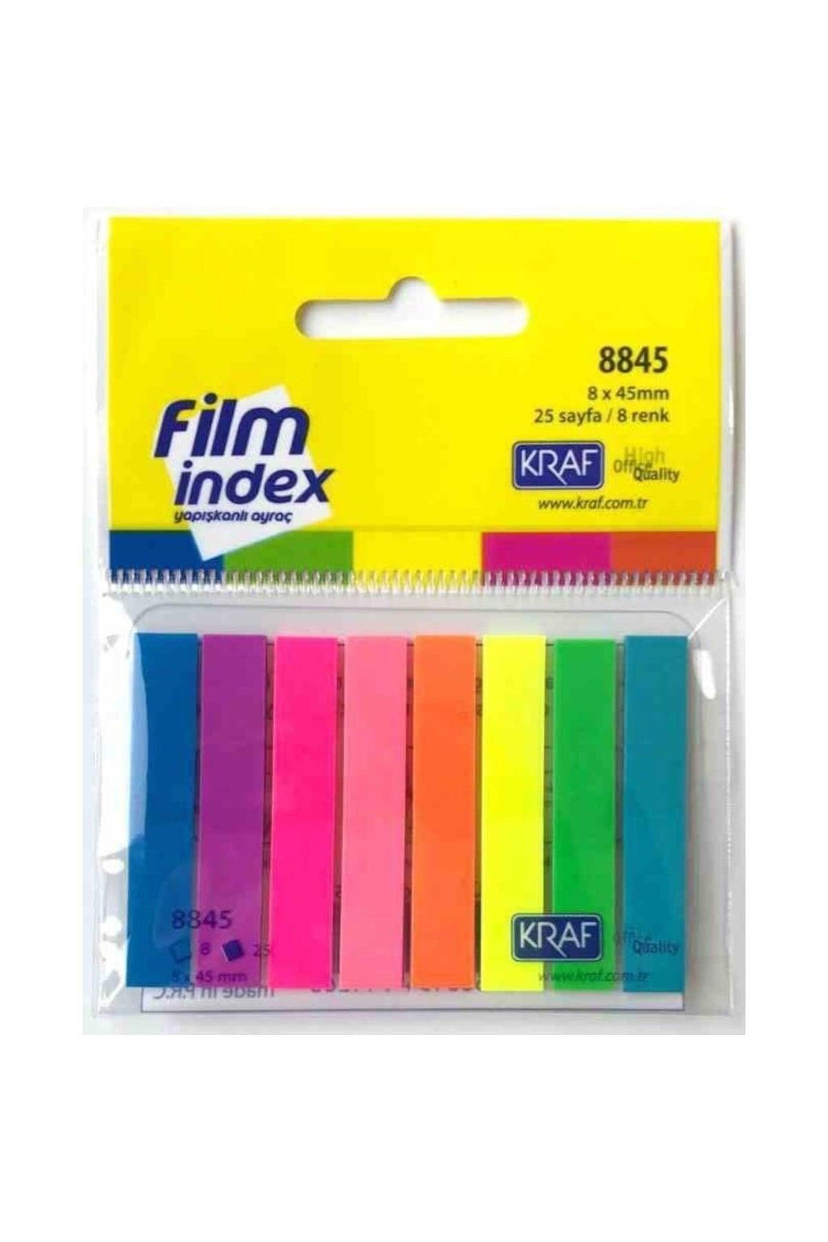Film Index 8 Colors X 25 Pages Triple