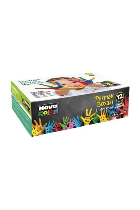 Finger Paint 12 Colors 25 ml