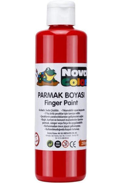 Premium Art Finger Paint Set - Red, 250g, Non-Toxic & Washable