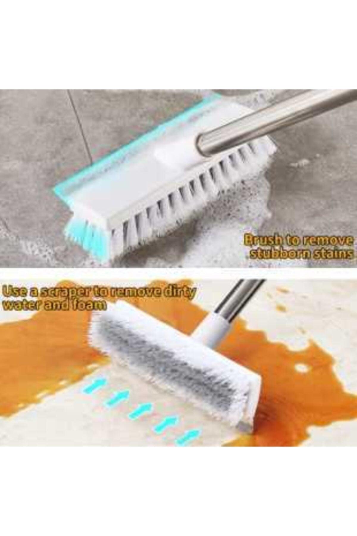 Floor Wood Brush Long Handle Bathroom Wiper