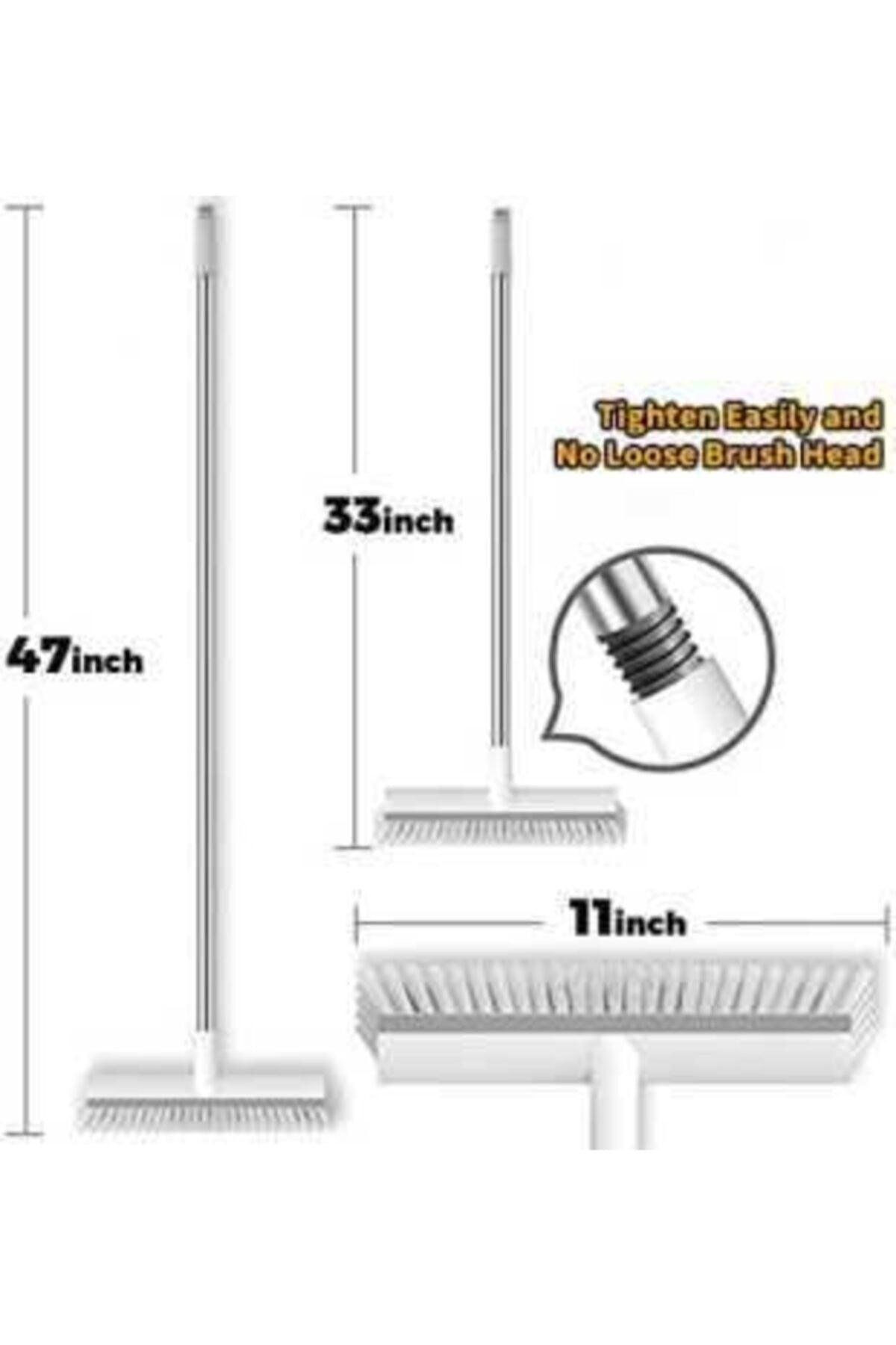 Floor Wood Brush Long Handle Bathroom Wiper