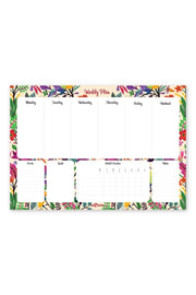 Floral Weekly Planner Block Garden