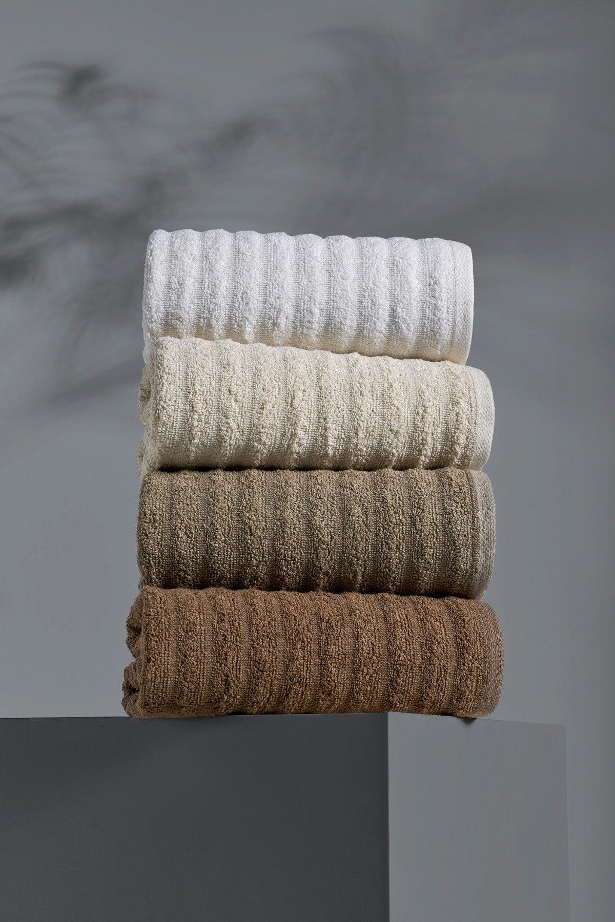 Fluffy Towel Set of 4 50x90cm