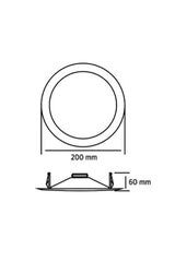 Recessed Speaker CT-9140 with 18 Cm Transformer