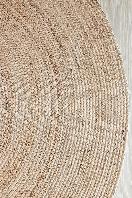 Footprint Patterned Rope Straw Jute Knit Oval Bathroom Rug Toilet Bowl Shower Front Mat - Swordslife