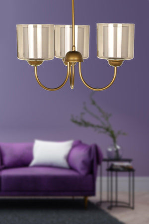 Forehead 3rd Chandelier Tumbled Smoked Acrylic - Swordslife