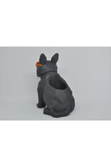 French Bulldog Concrete Pencil Holder(orange Glasses)