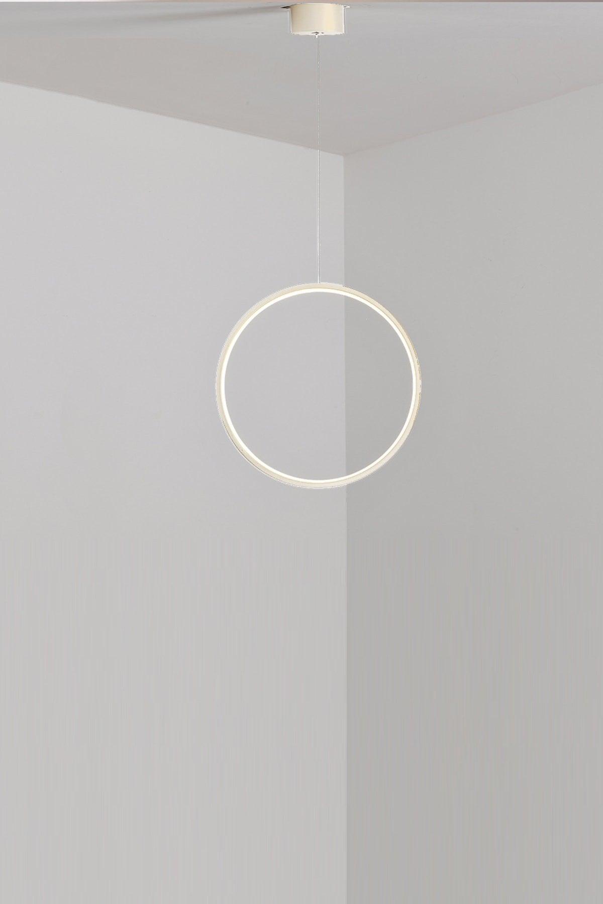 Phrygian Modern Hall Hallway Kitchen White Led Single Chandelier - Swordslife