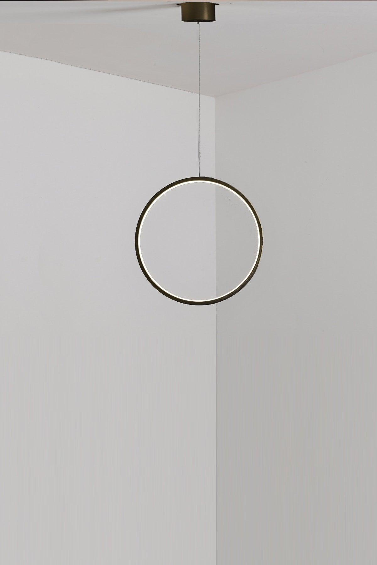 Phrygian Modern Hall Hallway Kitchen White Led Single Chandelier - Swordslife