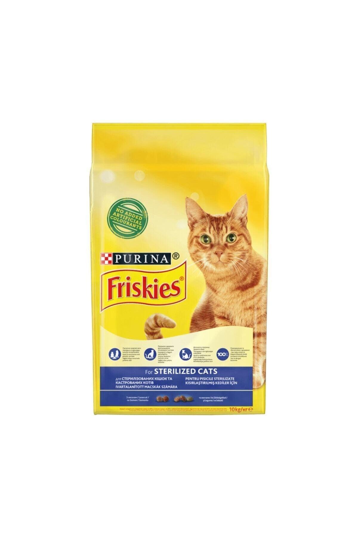 Friskies Dry Cat Food With Salmon 10 Kg