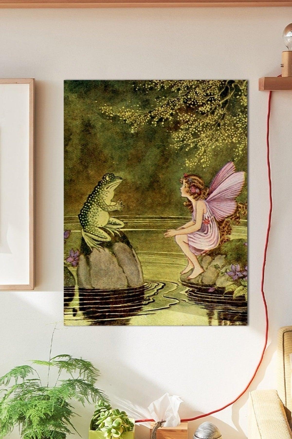 Frog Pixie Wall Poster Large 45x30 Cm - Swordslife