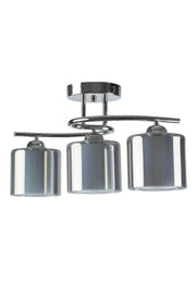 Fuji Modern Chrom Farbe Flamme Doppelverglastes Wohnzimmer - Küche - Schlafzimmer 3 Lü Kronleuchter - Swordslife