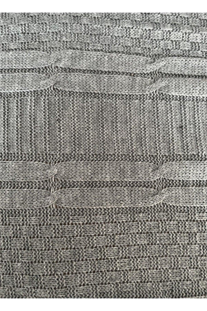Smoked Knitted Knitwear Blanket 220x240 - Swordslife