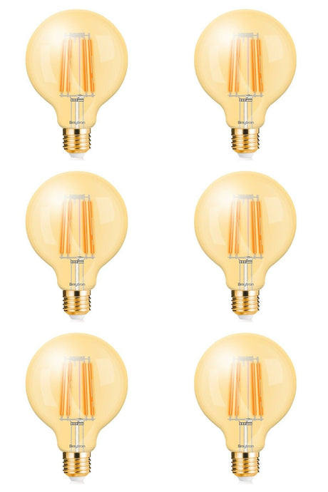 G95 Glop Led Bulb E27 6 Watt 6 Pieces 2200