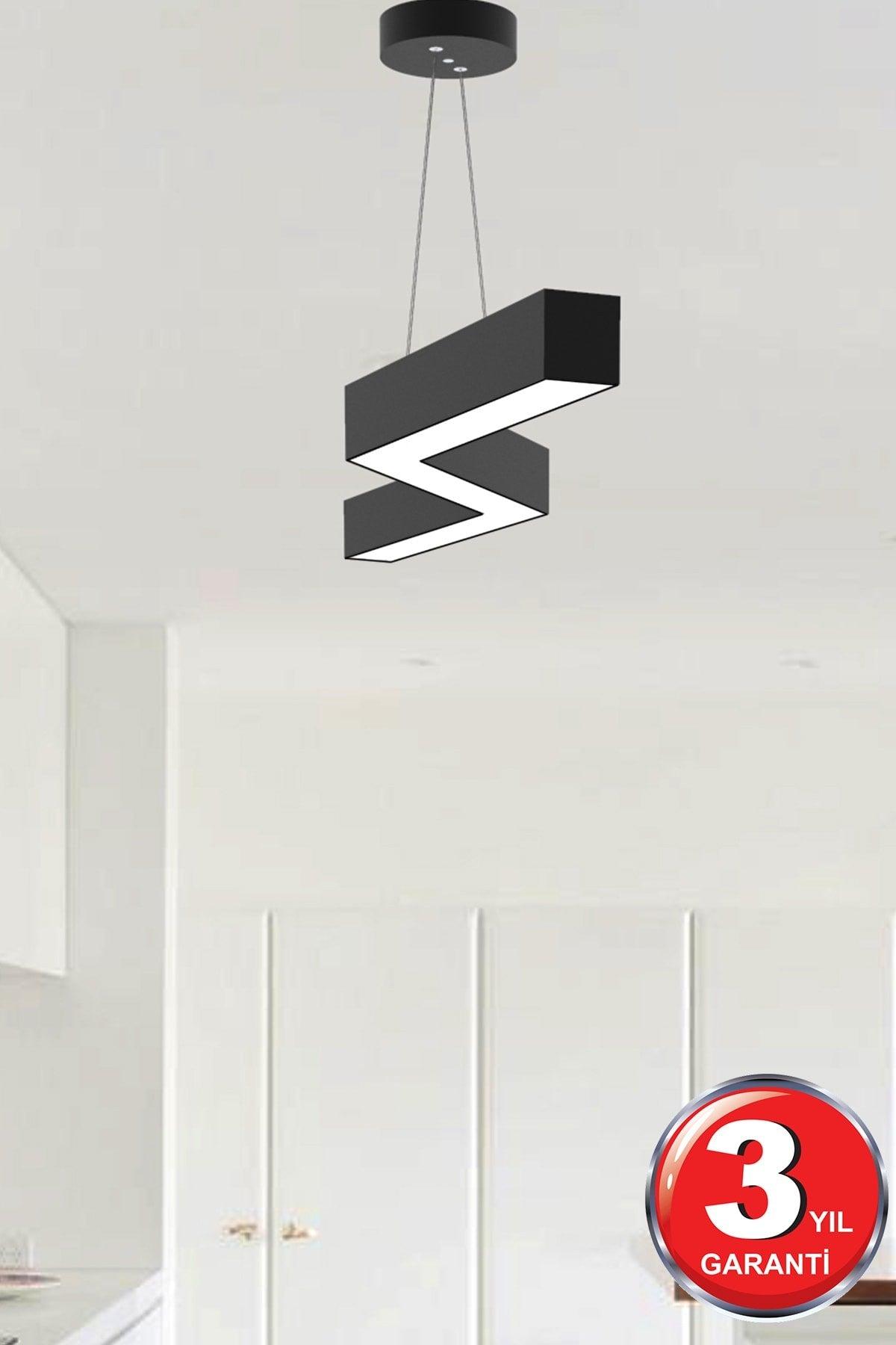 Gabbiano ( Black Case, Daylight ) Led Modern Led Chandelier - Swordslife