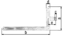 GAH ALBERTS loading belt B.45mm L.800mm S.5mm D.16mm VA rd - Swordslife