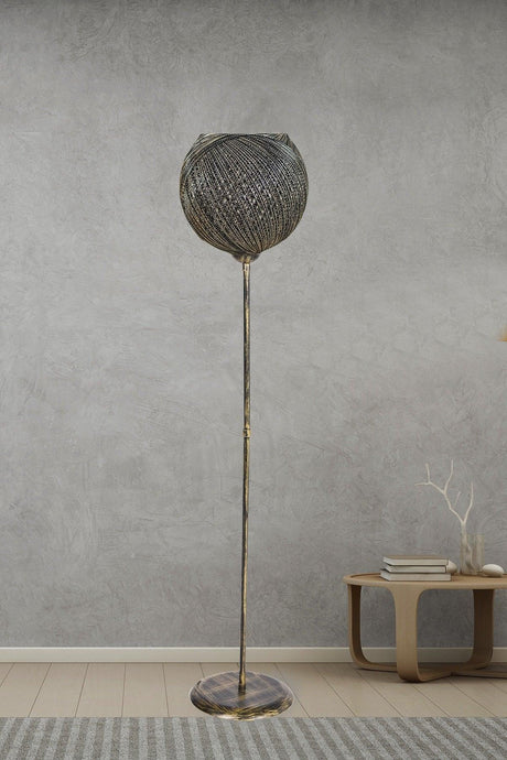 Gain Floor Lamp Black Gilding Lmbd-62 - Swordslife