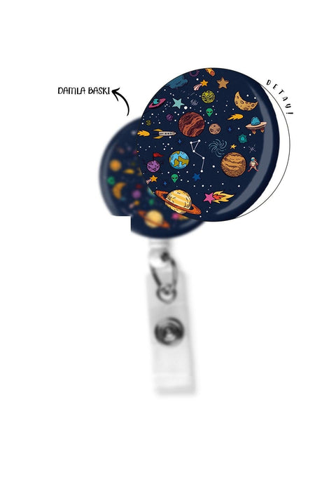 Galaxy Space Limited Damla Yoyo Badge Holder