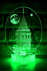 Galata Tower Visual 3d View Led Lamp - Swordslife