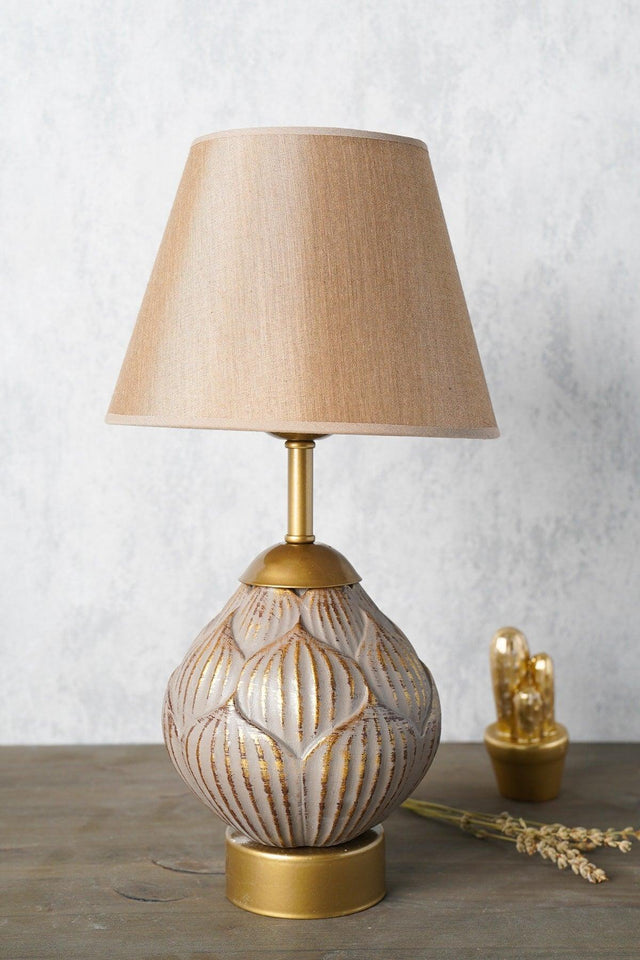 Galet Lampshade Brown Gold - Swordslife