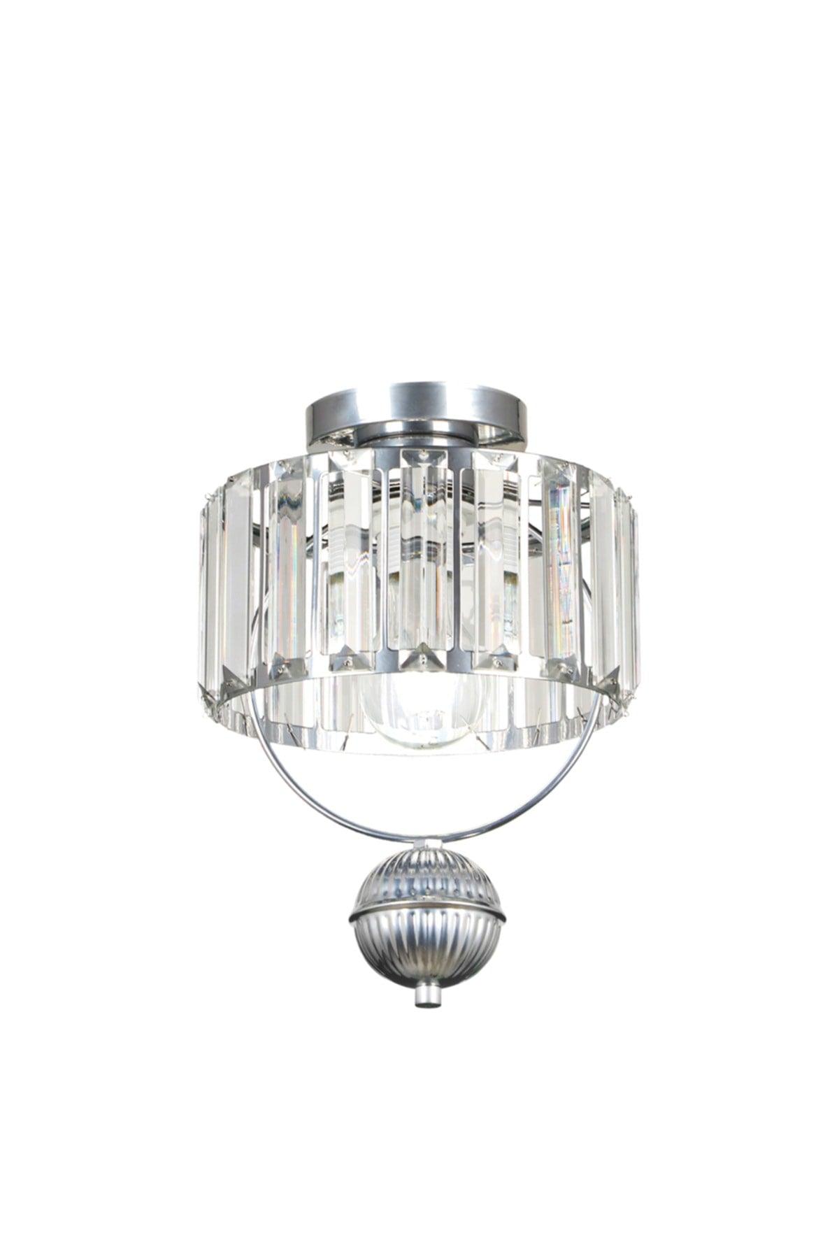 Gallon Ceiling Lux Crystal Assembly Single Chandelier Chrome - Swordslife