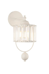 Gallon Sconce Lux Crystal 2 Pieces White - Swordslife