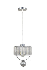 Gallon Single Lux Crystal Chandelier Chrome - Swordslife