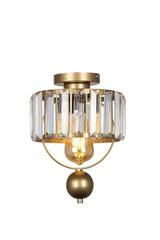 Gallon Single Lux Crystal Tumbled Ceiling Mount Chandelier - Swordslife