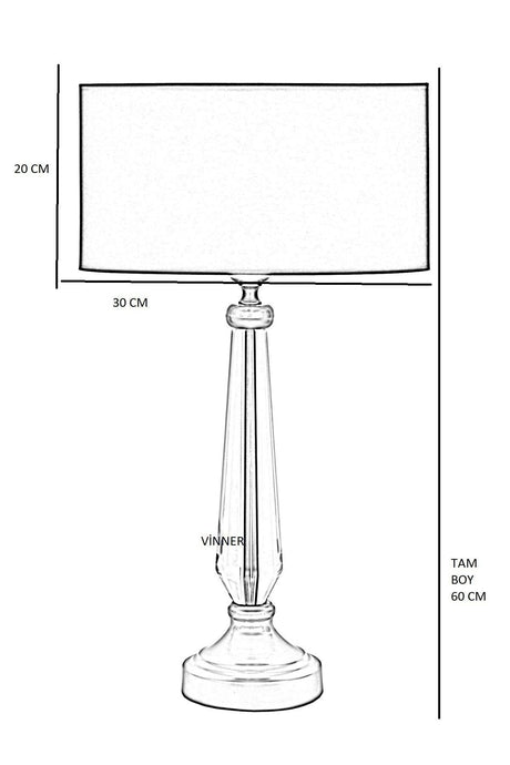 Gard Static Tumbled Vertical Crystal Lampshade Burlap Effect - Swordslife