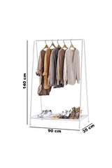 Garment Hanger Footed Clothes Hanger 5061 - Swordslife