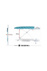 Gazella Squad Standard 42x120 cm Ironing Board Turquoise 900 S - Swordslife
