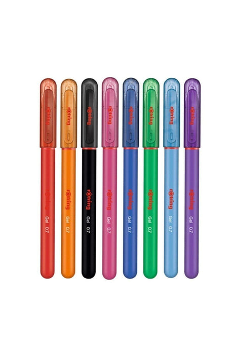 Gel Roller Pen Set 0.7 Mm 8 Colors Mixed