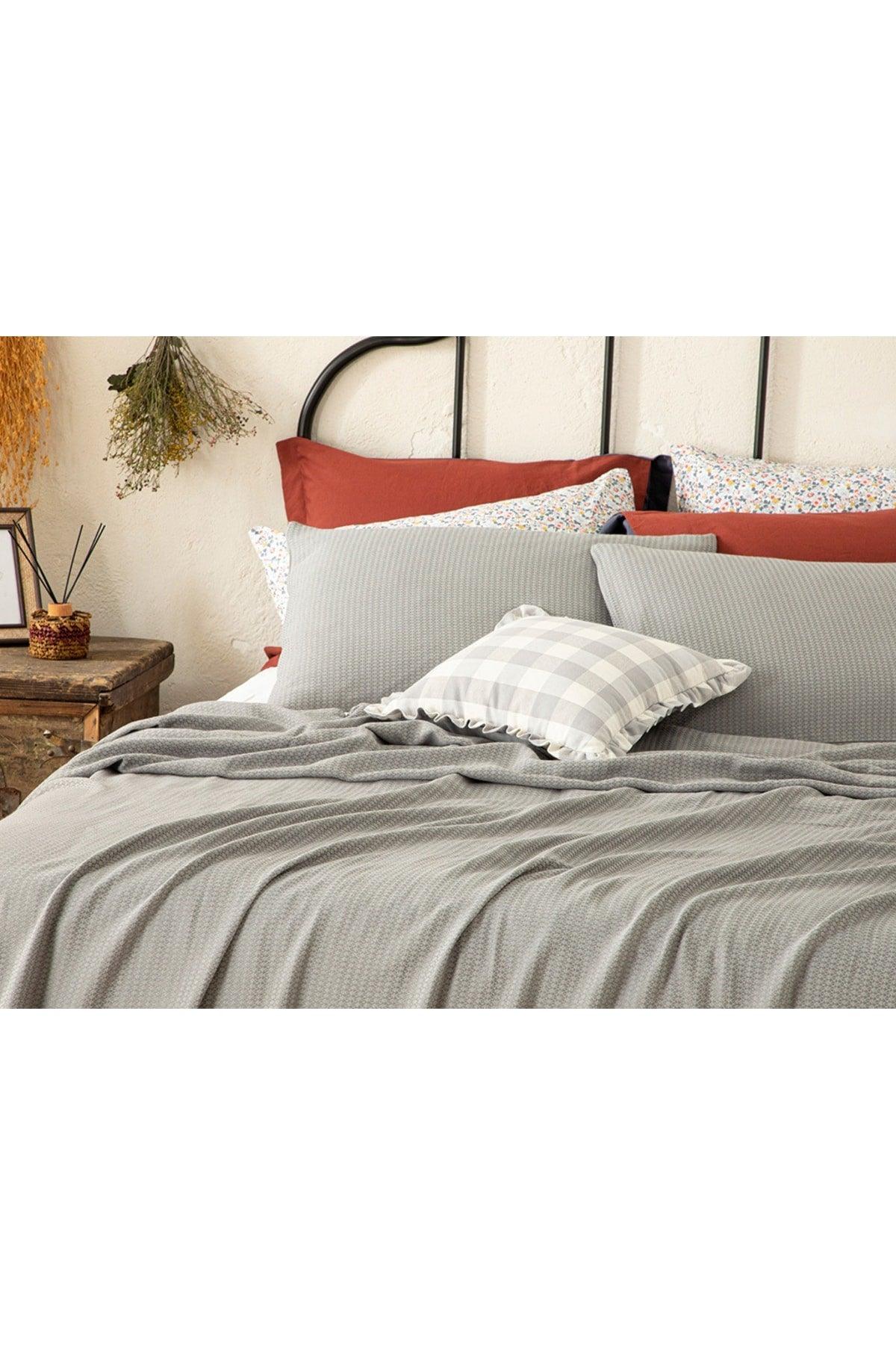 Genesis Soft Touch King Size Pique Set 240x220 Cm Gray - Swordslife
